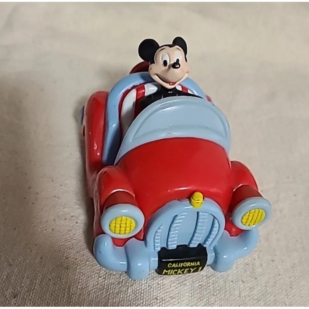Disney Mickey Mouse Car Toy Vehicle Red California‎ Mickey 1 License Plate